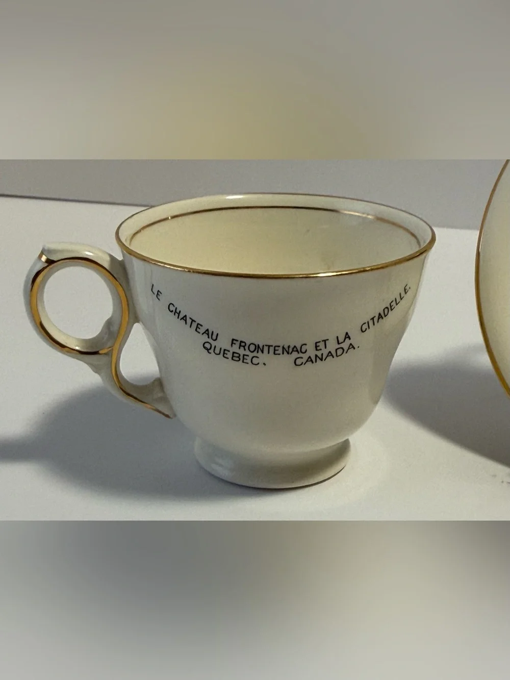 Vintage Royal Winton England Chateau Frontenac Cup & Saucer
